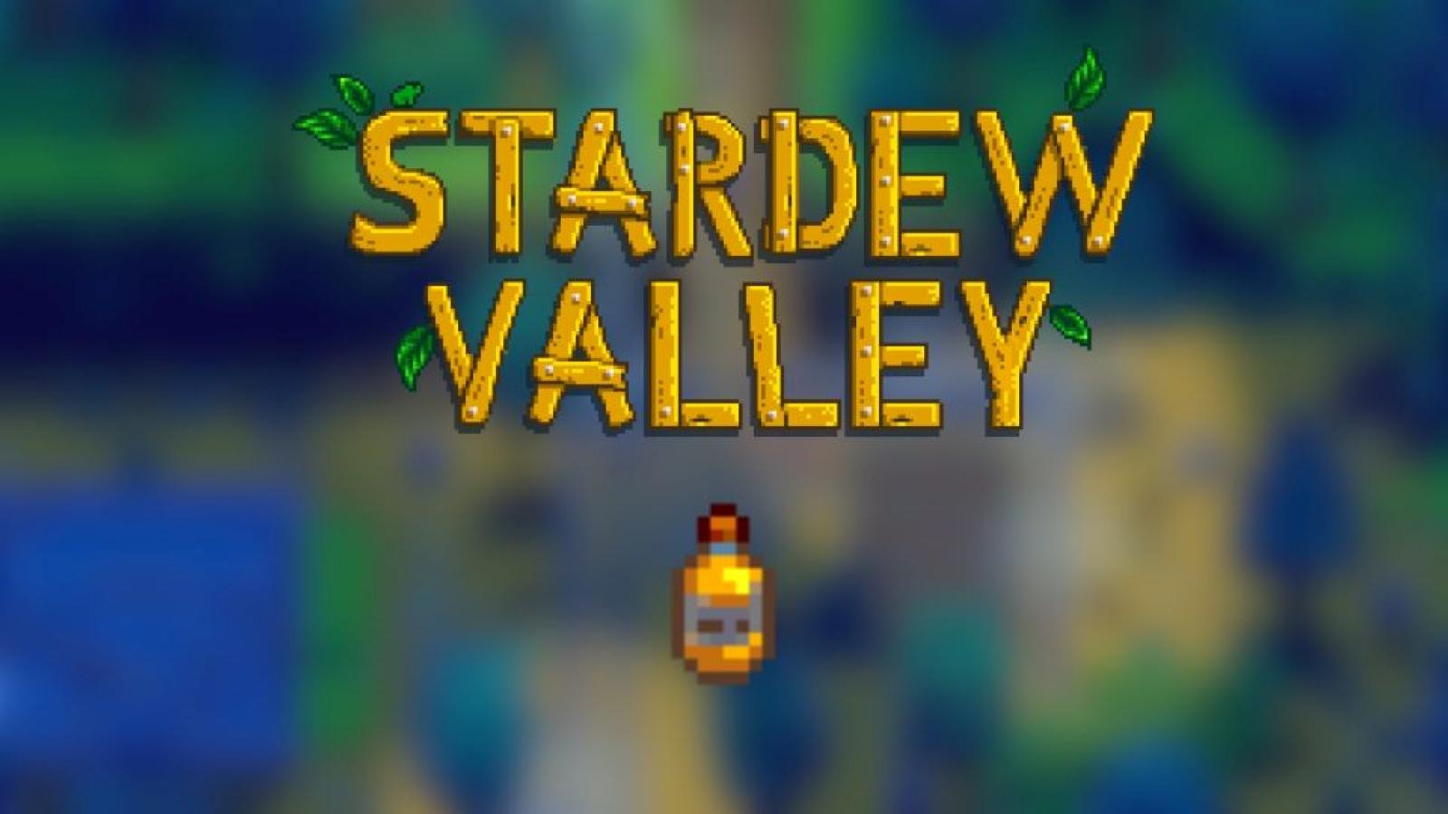 image with stardew valley logo and truffle oil thumbnail