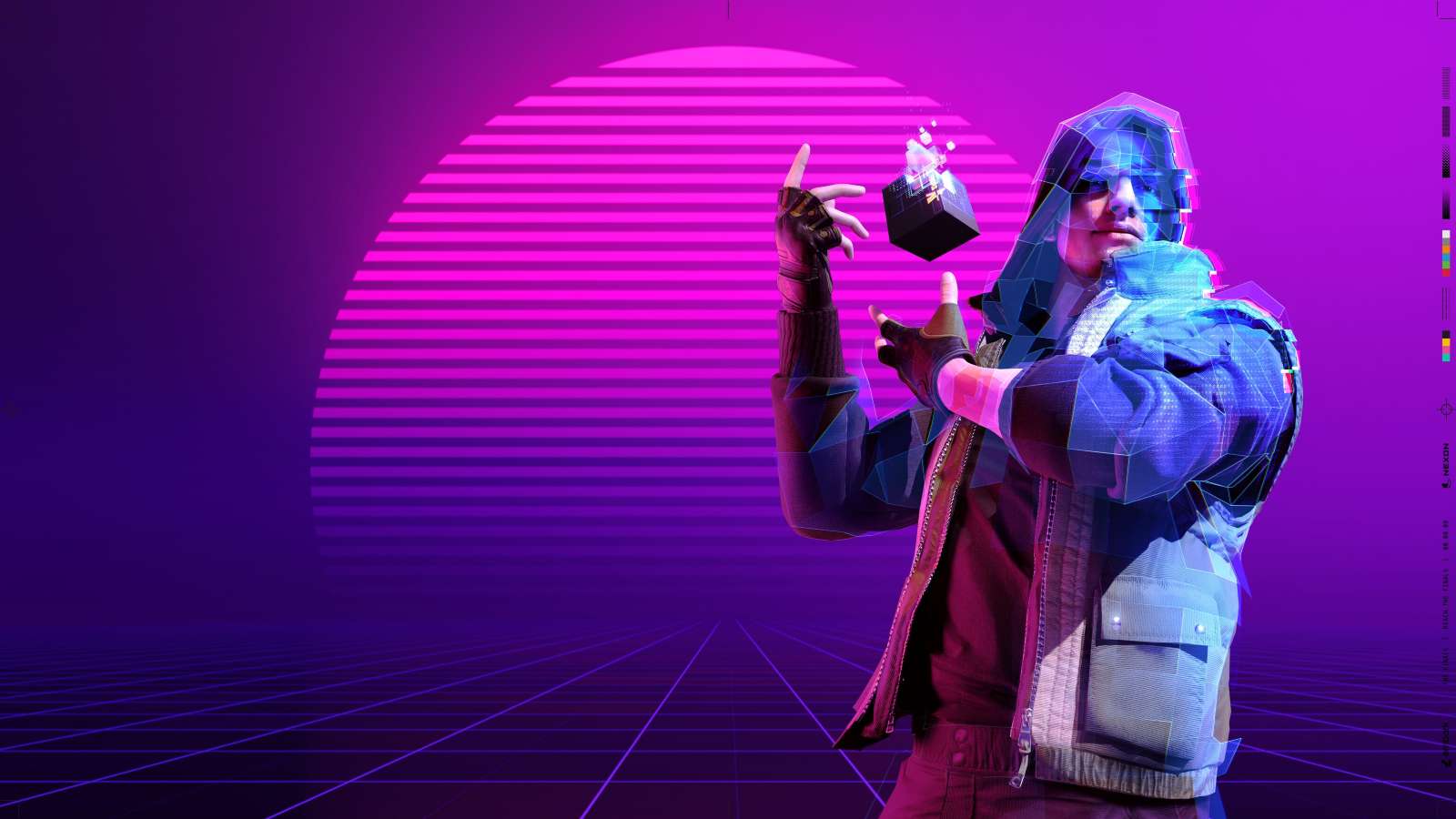 The Final Season 2 key art showing a glitchy player on neon background.