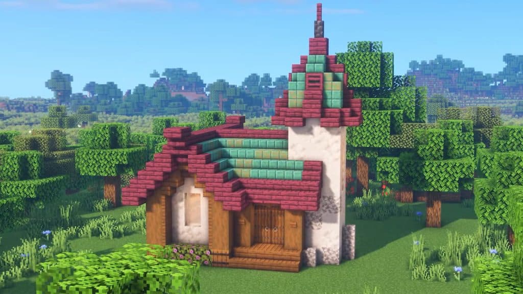a Fantasy Cottage in Minecraft