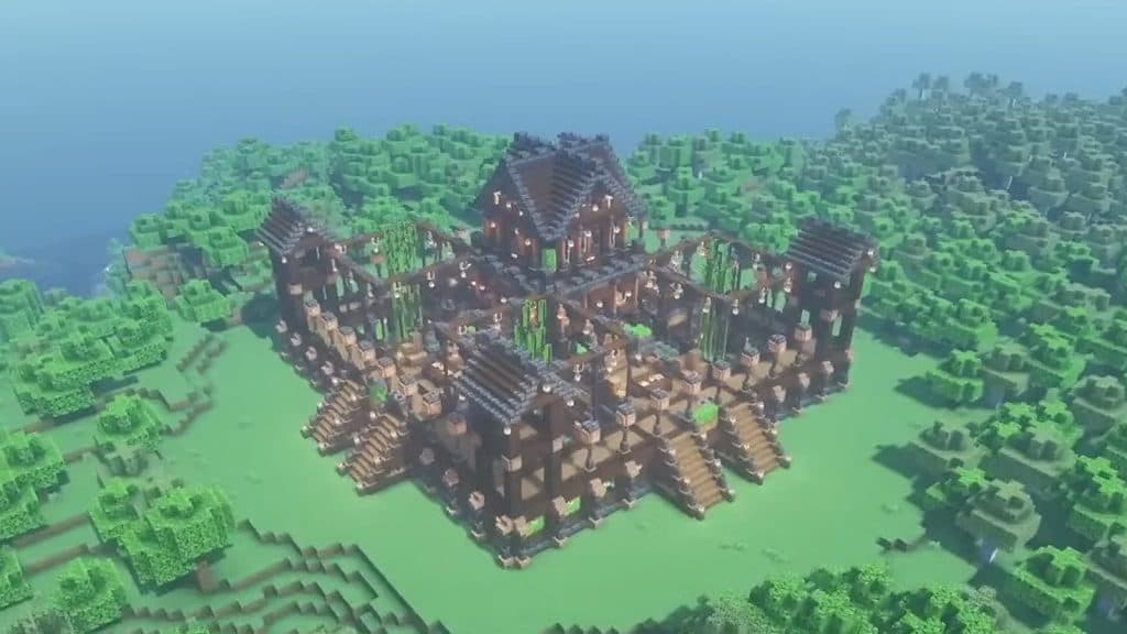a Large Survival House in Minecraft