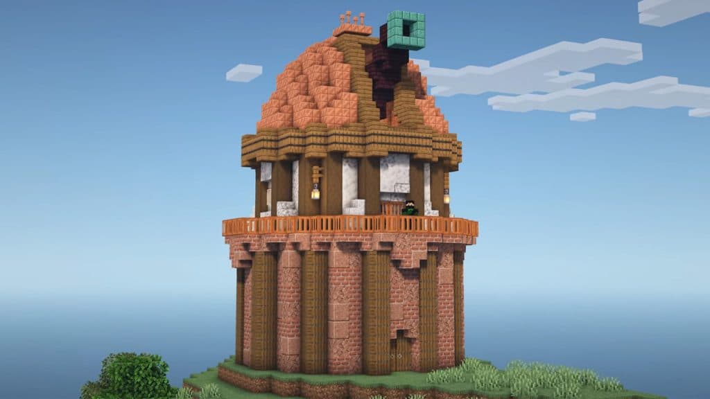 an Observatory House in Minecraft