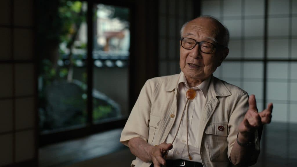 Terumi Tanaka, survivor of the atomic bombing of Nagasaki, shares his story in Turning Point