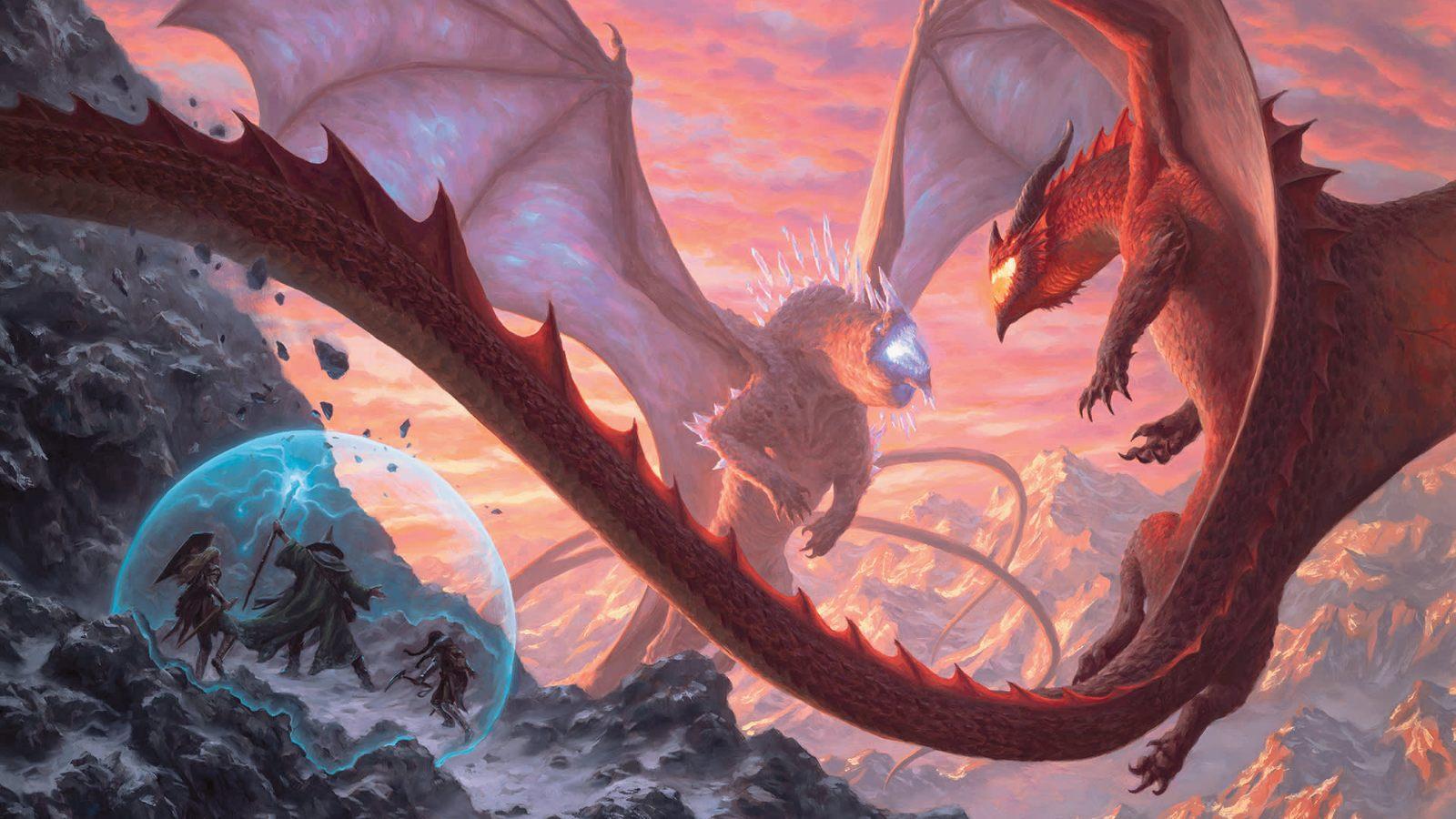 D&D fizban dragon battle