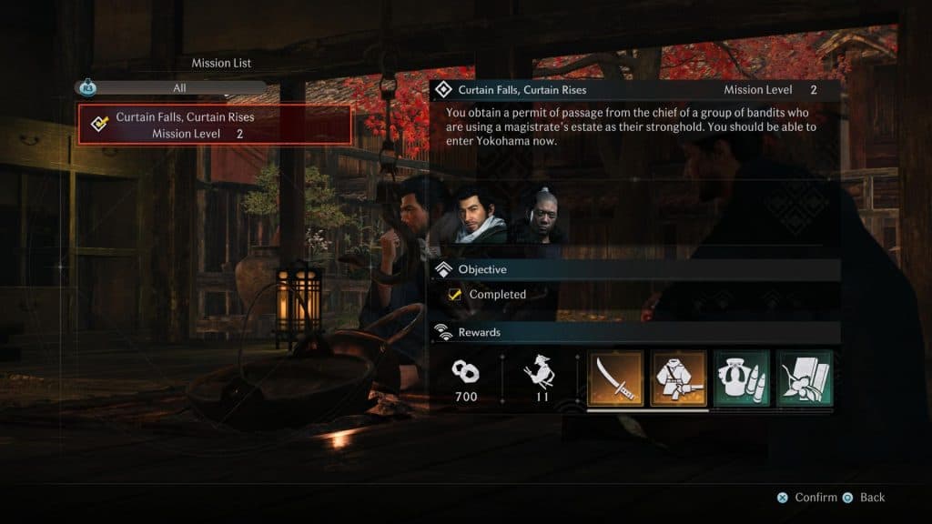 Rise of the Ronin Longhouse screen