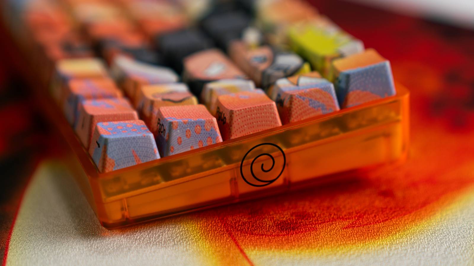 Image of the Naruto x Higround collab keyboard.