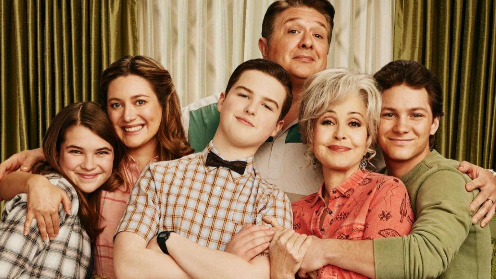 The Cooper family in Young Sheldon