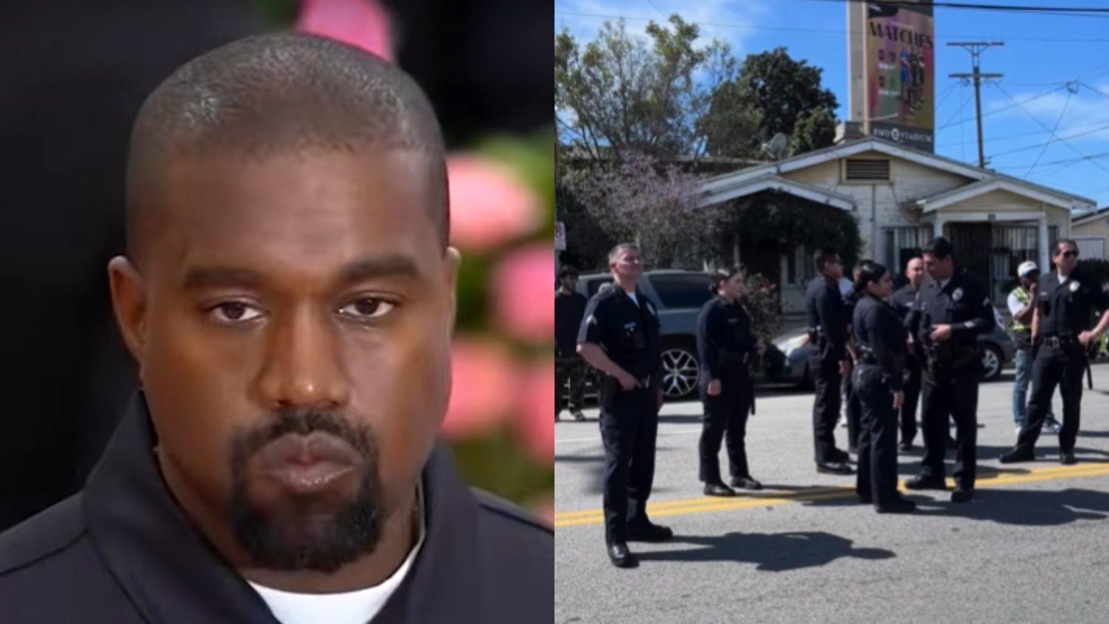 Kanye West police investigation.