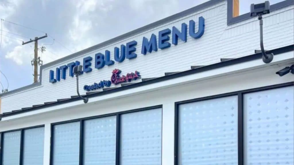 Little Blue Menu Chick-fil-A restaurant location.