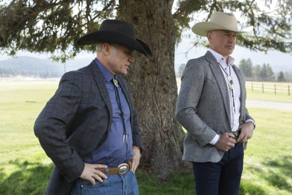 Neal McDonough and Terry Serpico as the Beck Brothers on Yellowstone