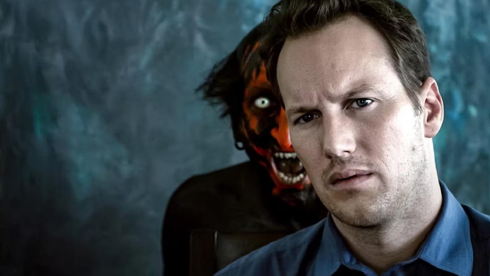 A demon sneaks up on Patrick Wilson in Insidious.