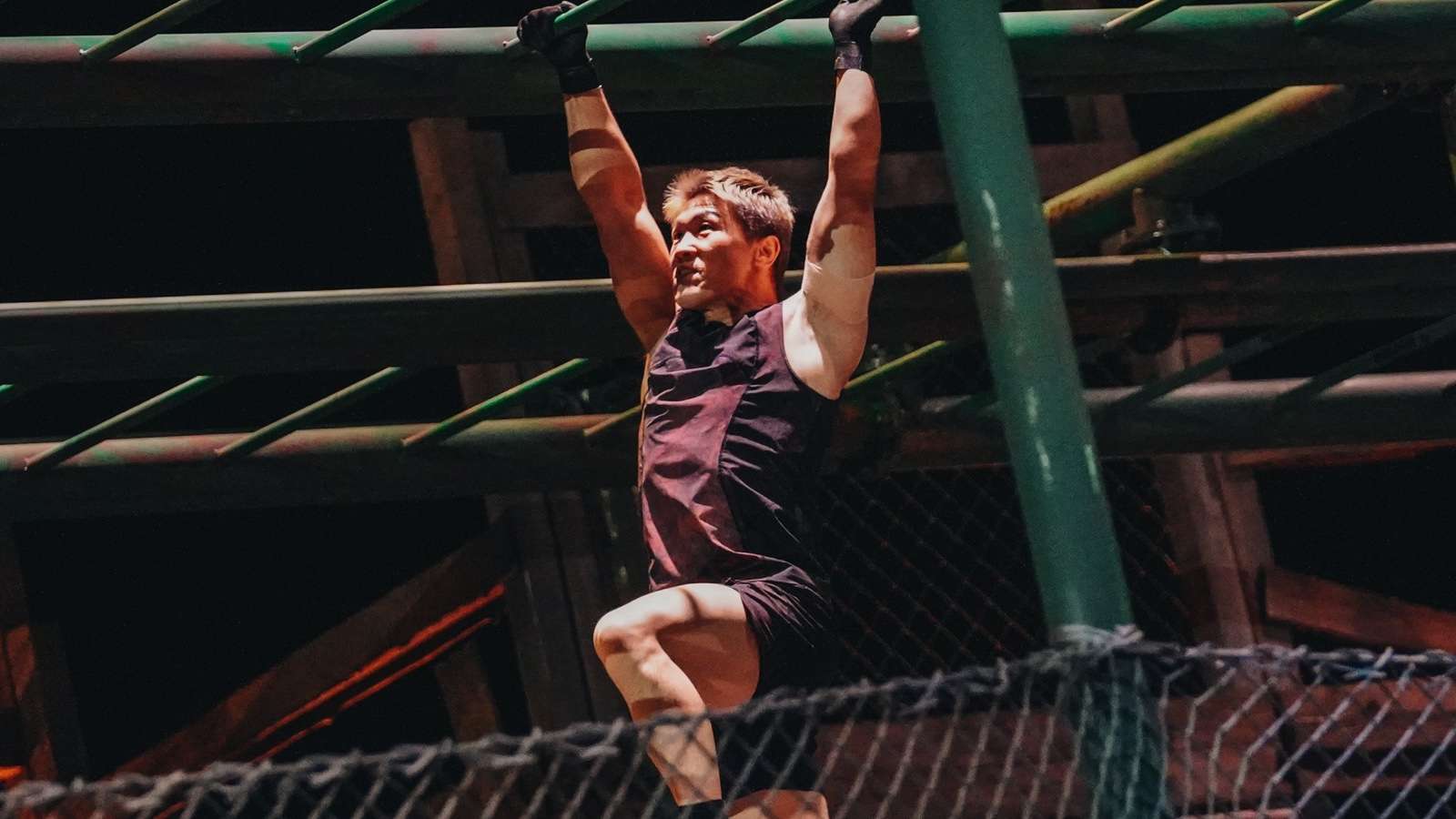 Physical 100 Season 2 contestant during a challenge.