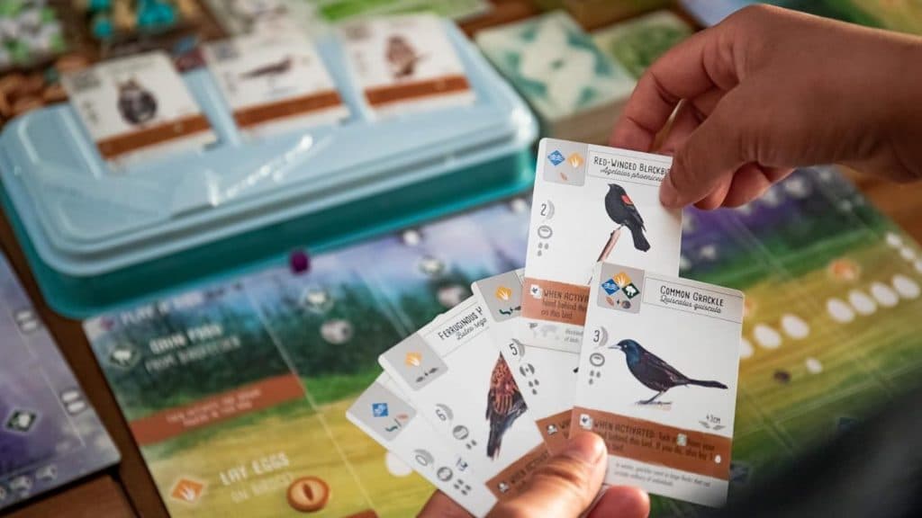 Wingspan board game cards