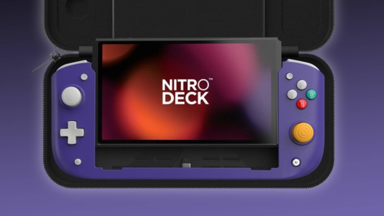 Image of the CRKD Nitro Deck in 'Retro Purple'.