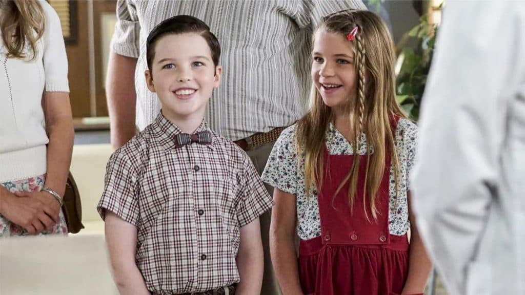Sheldon and Missy Cooper in Young Sheldon