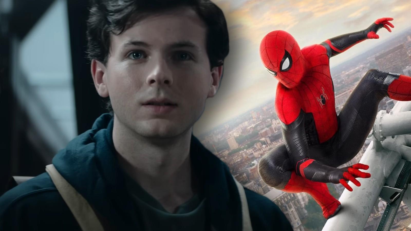 Chandler Riggs as Peter Parker in The Spider and Spider-Man Far From Home