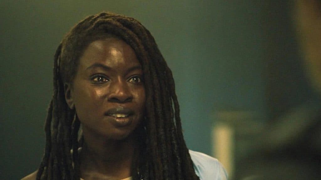 Danai Gurira as Michonne in The Walking Dead: The Ones Who Live Episode 4