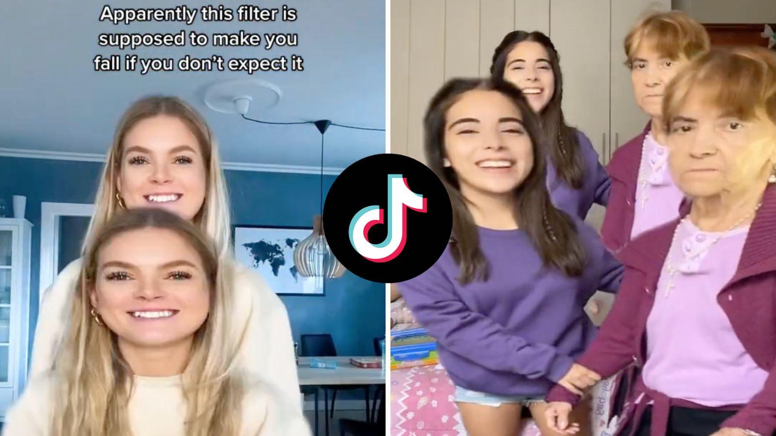 How to get the viral 'falling' filter on TikTok