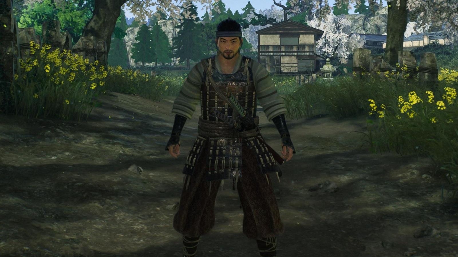 Ronin in samurai attire
