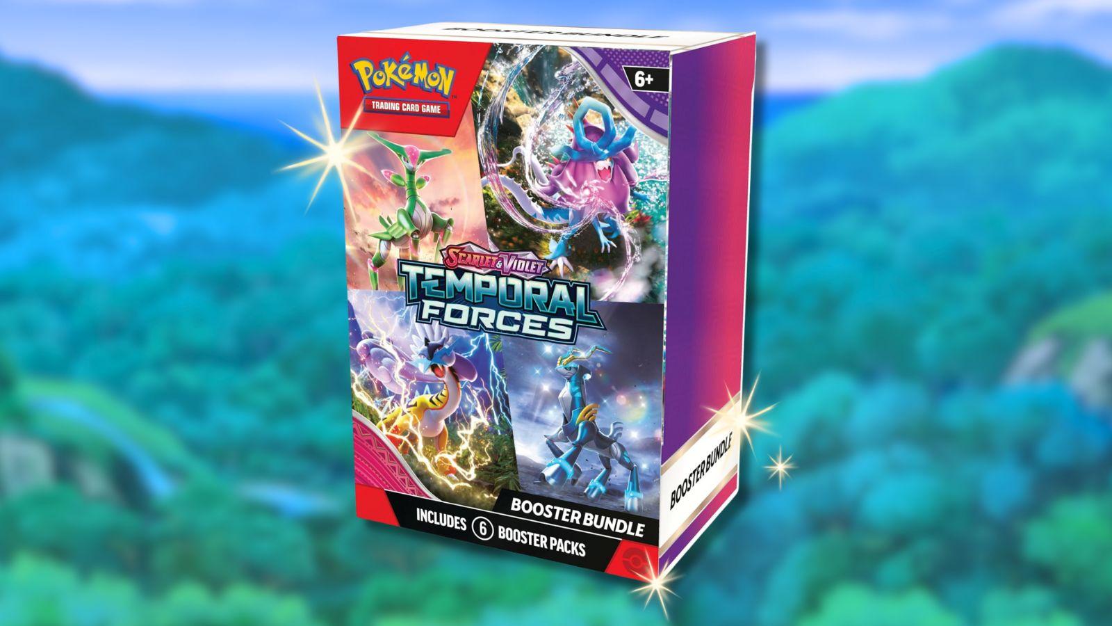 Temporal Forces Booster Bundle with forest background.