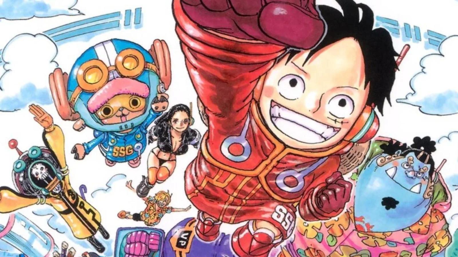 Luffy in the One Piece manga