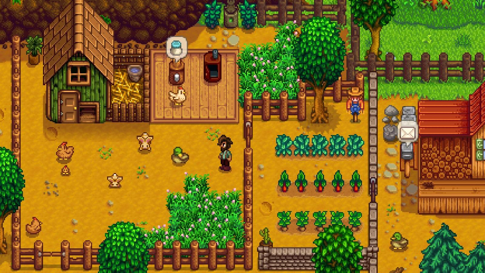 An image of Stardew Valley gameplay.
