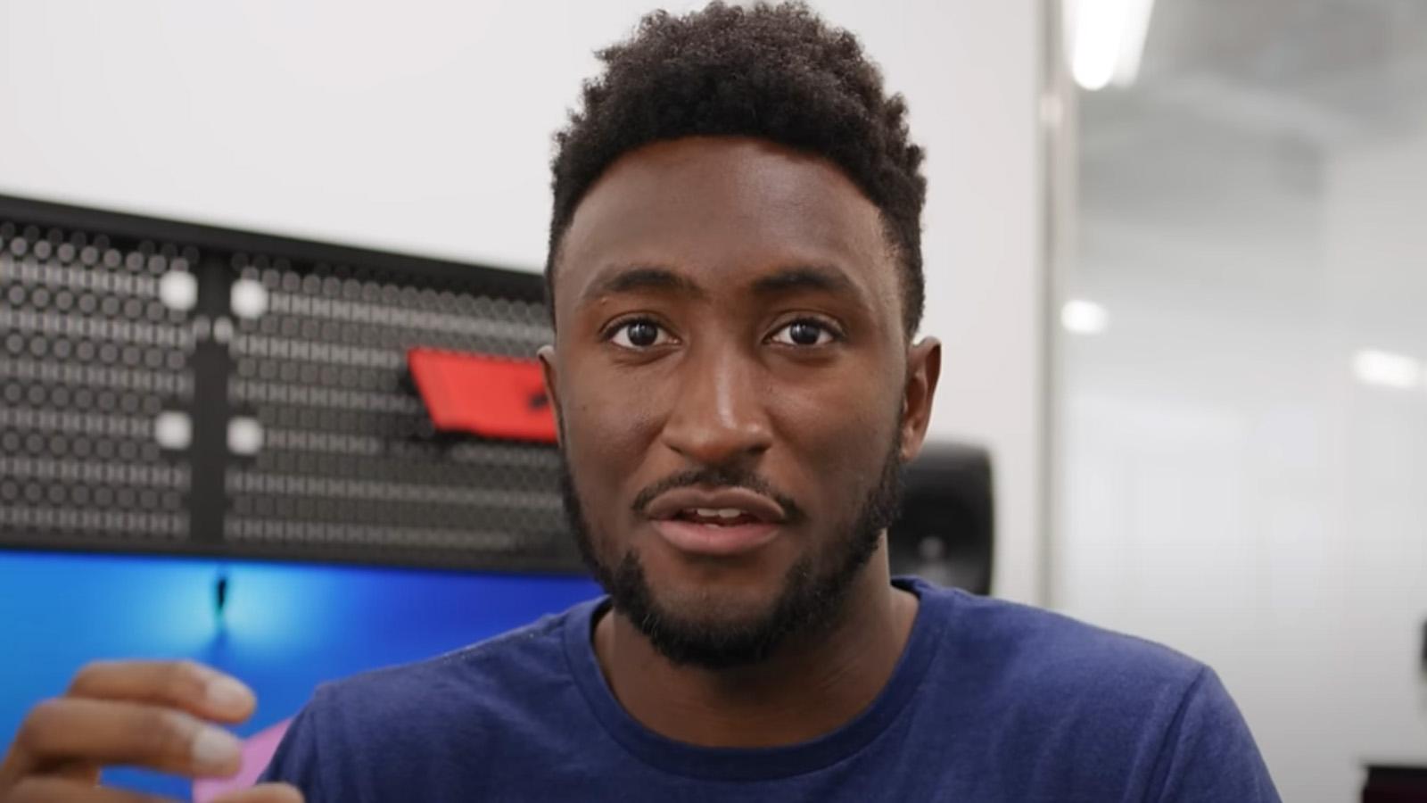 Marques Brownlee looking into the camera