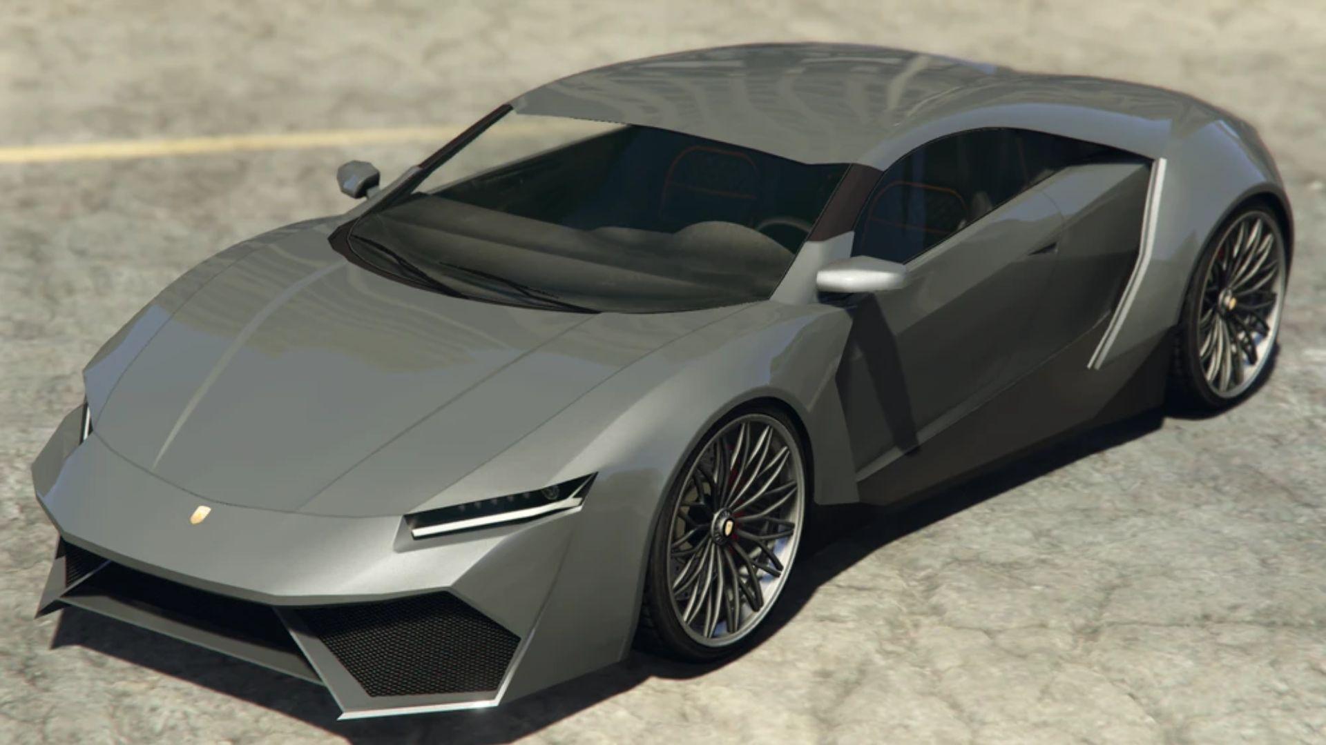 Grey Pegassi Reaper parked up in GTA Online