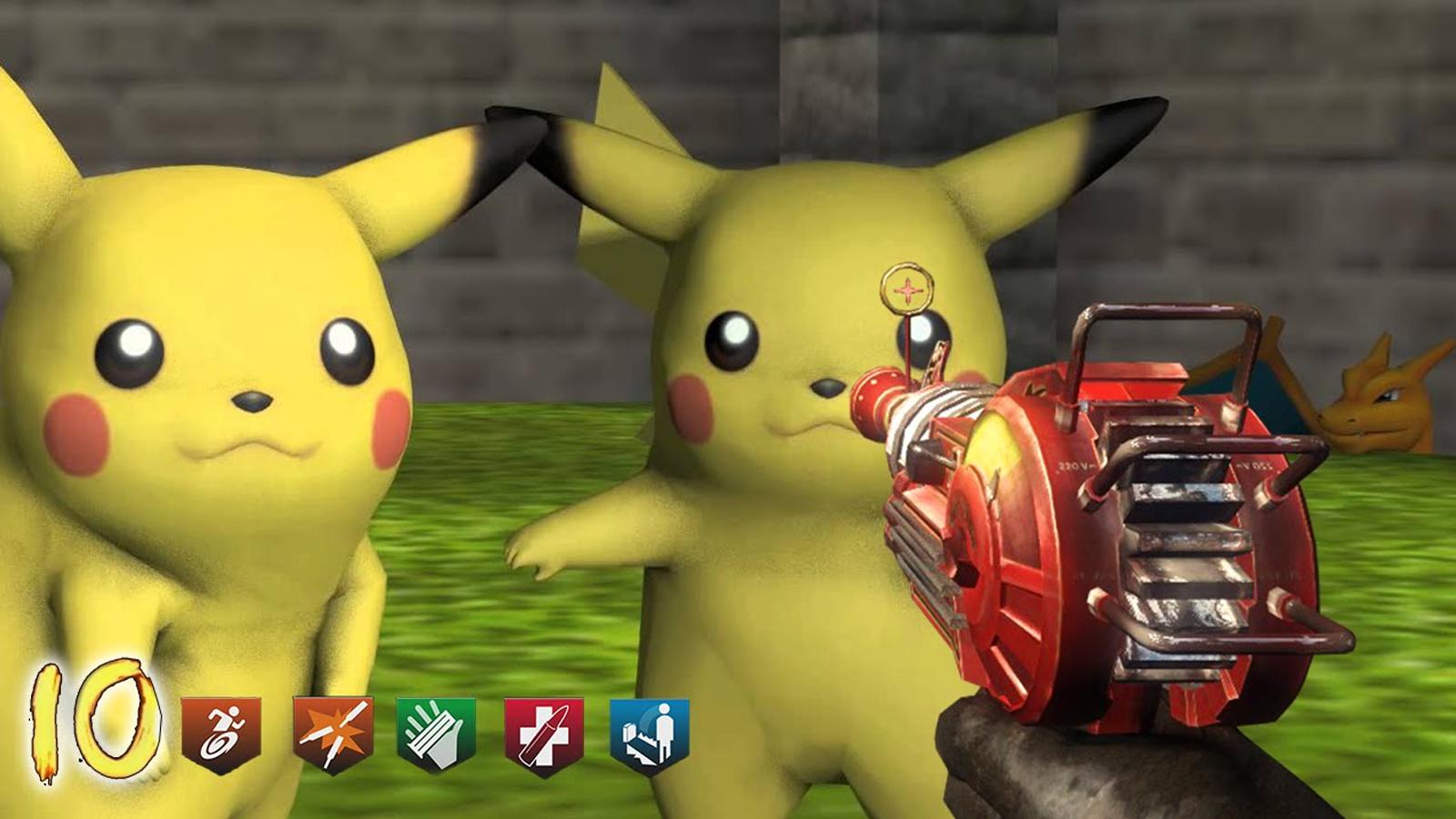 An image of the Pokemon mod for Call of Duty zombies