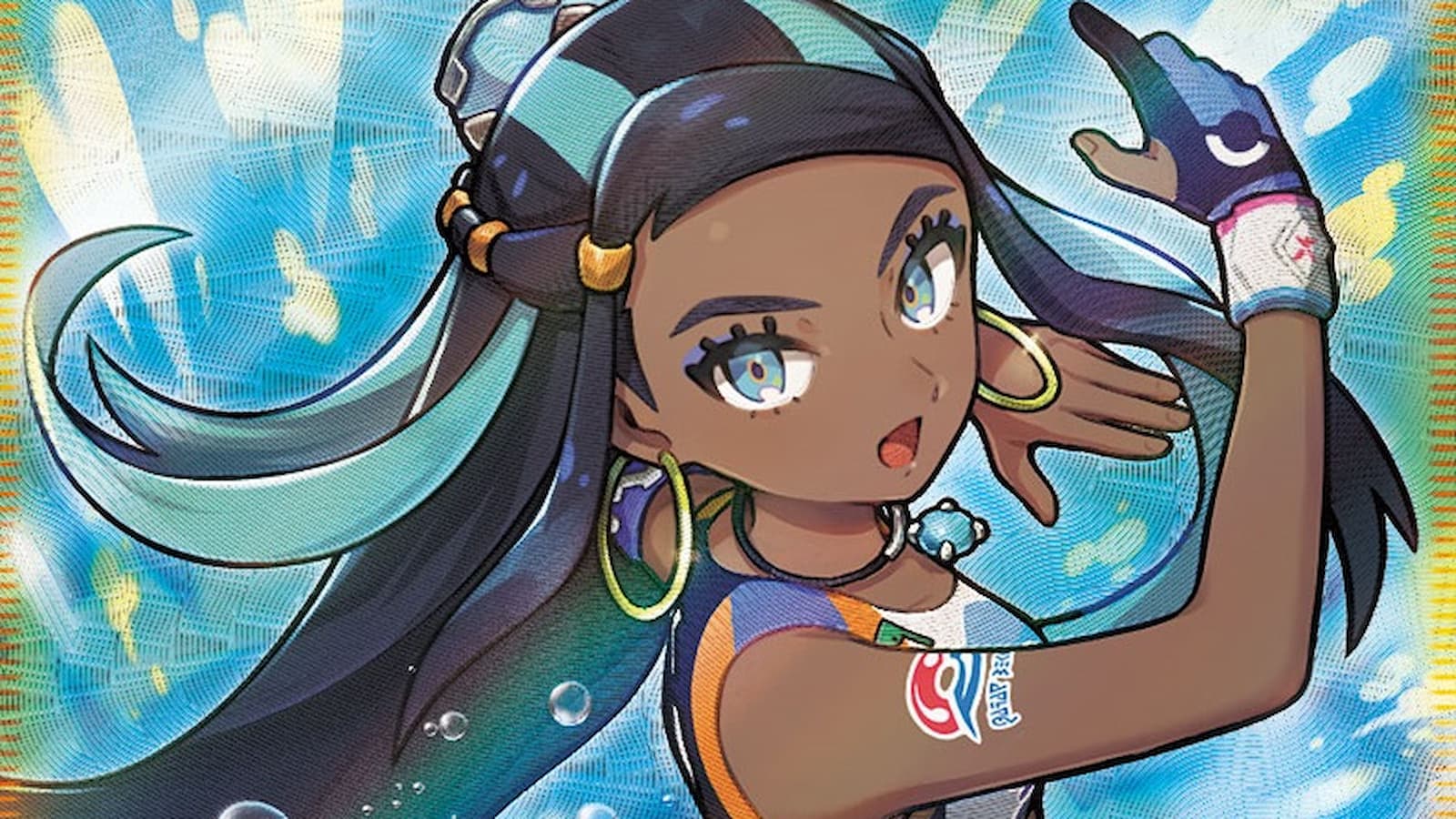 Nessa card in the Pokemon Trading Card Game
