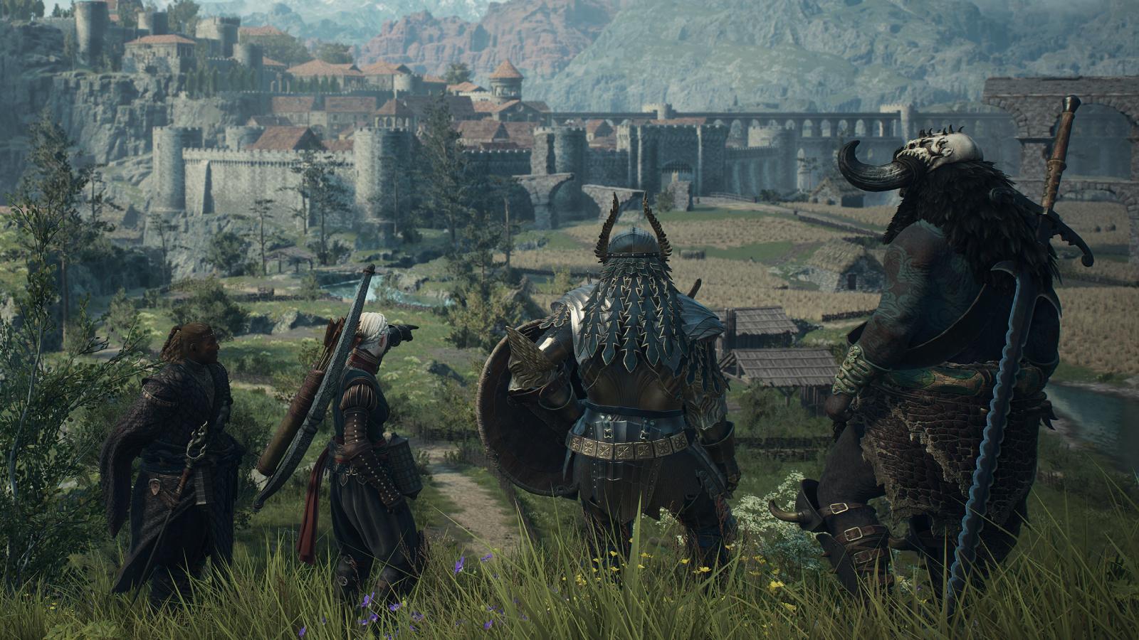 an image of some characters from Dragon's Dogma 2