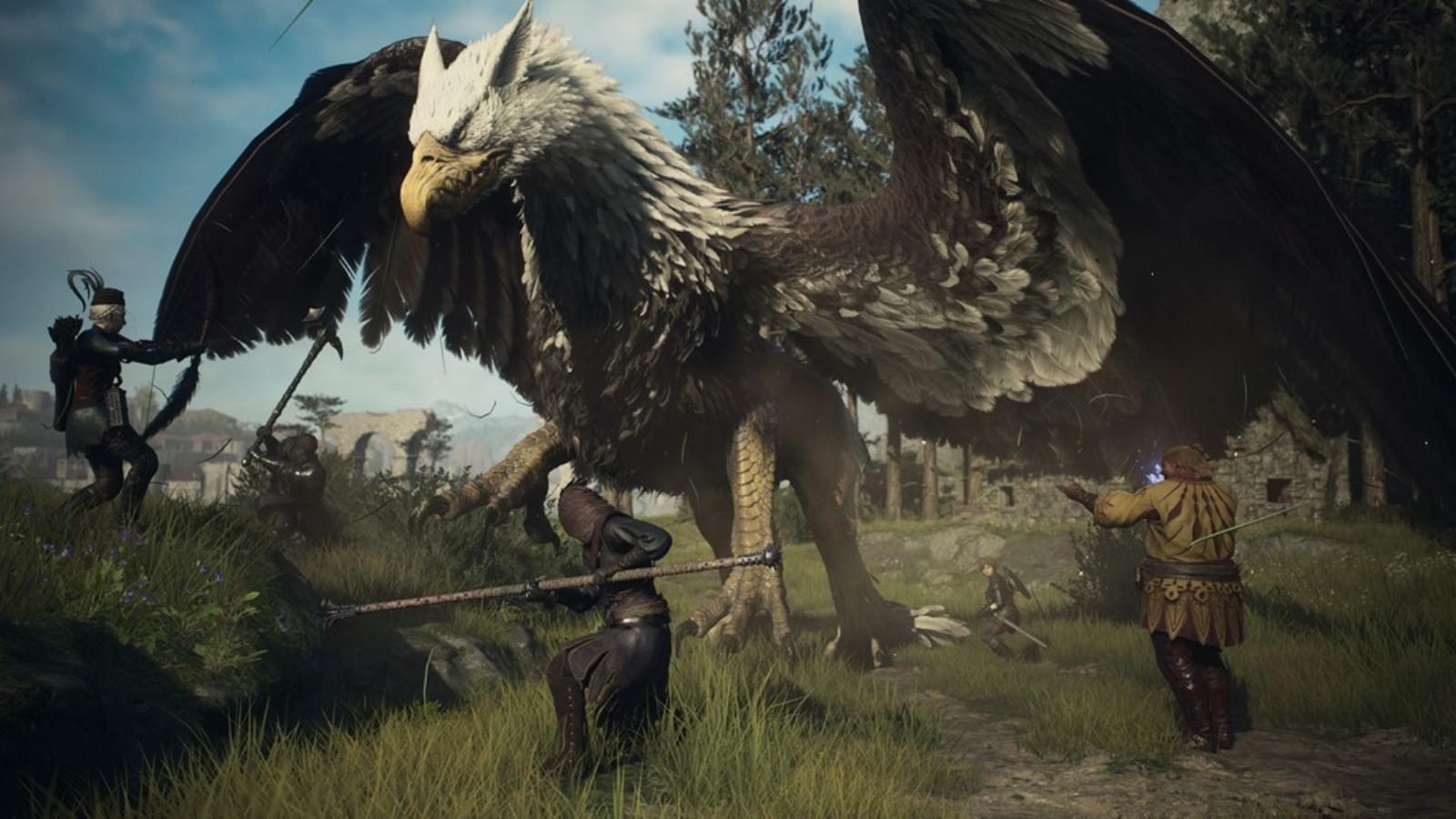 an image of a Gryphon in Dragon's Dogma 2