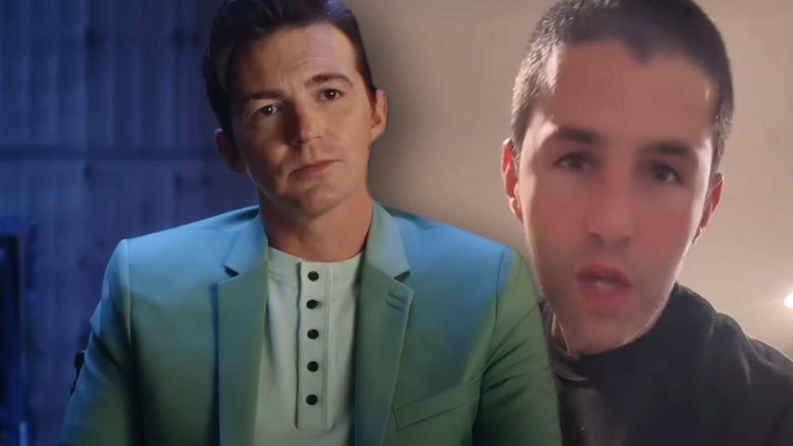 Drake Bell in Quiet on Set and Josh Peck in TikTok video