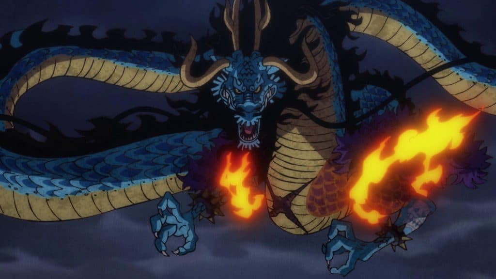 Kaido in dragon form