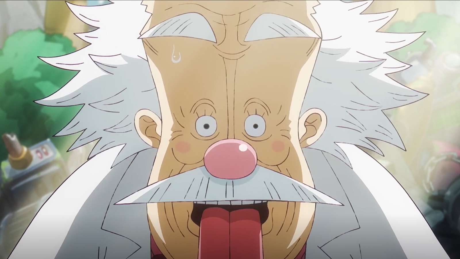 A still of Vegapunk from One Piece