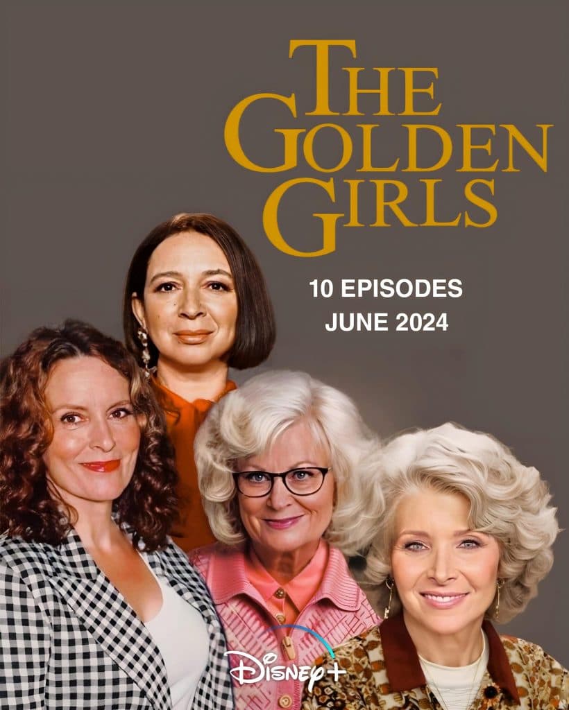 Fake poster for The Golden Girls 2024 reboot.