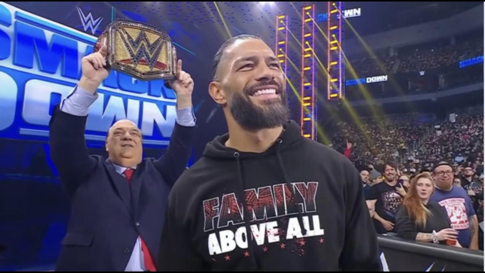 One WWE fan went viral after roasting Roman Reigns during Friday Night Smackdown