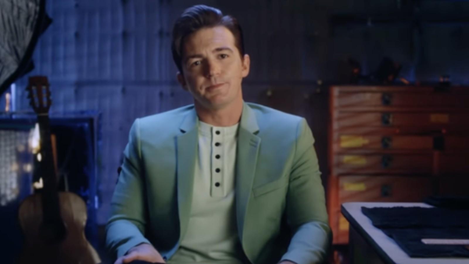 Drake Bell in the Quiet on Set documentary