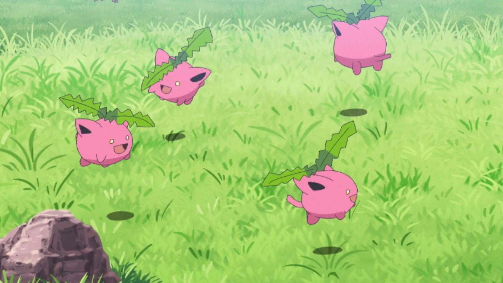 Hoppip from Pokemon anime.