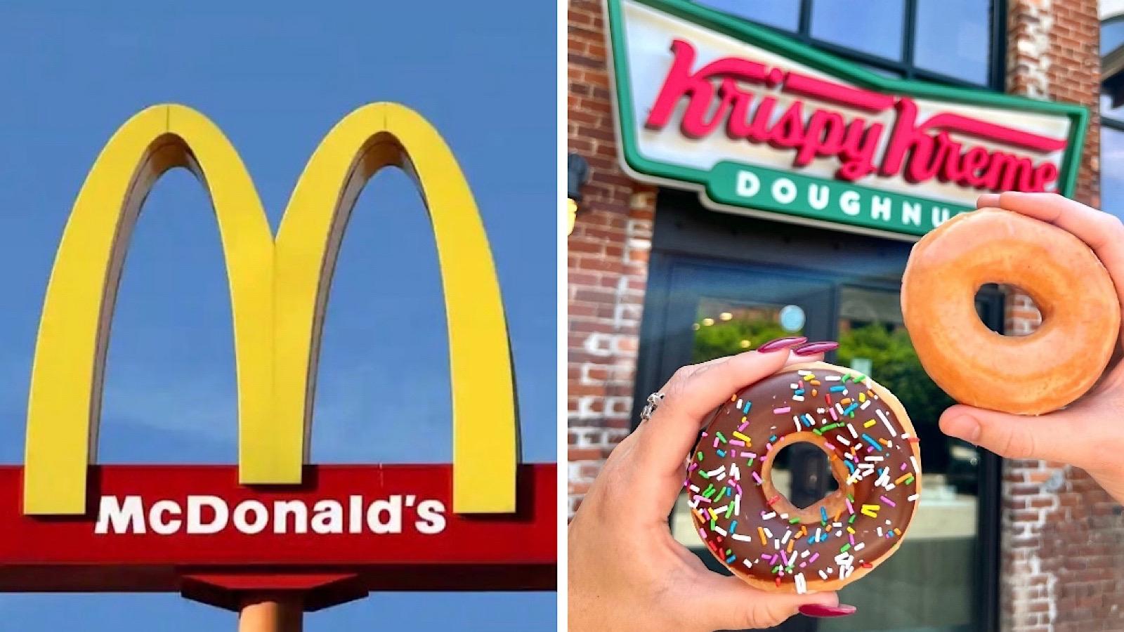mcdonald's and Krispy Kreme collab