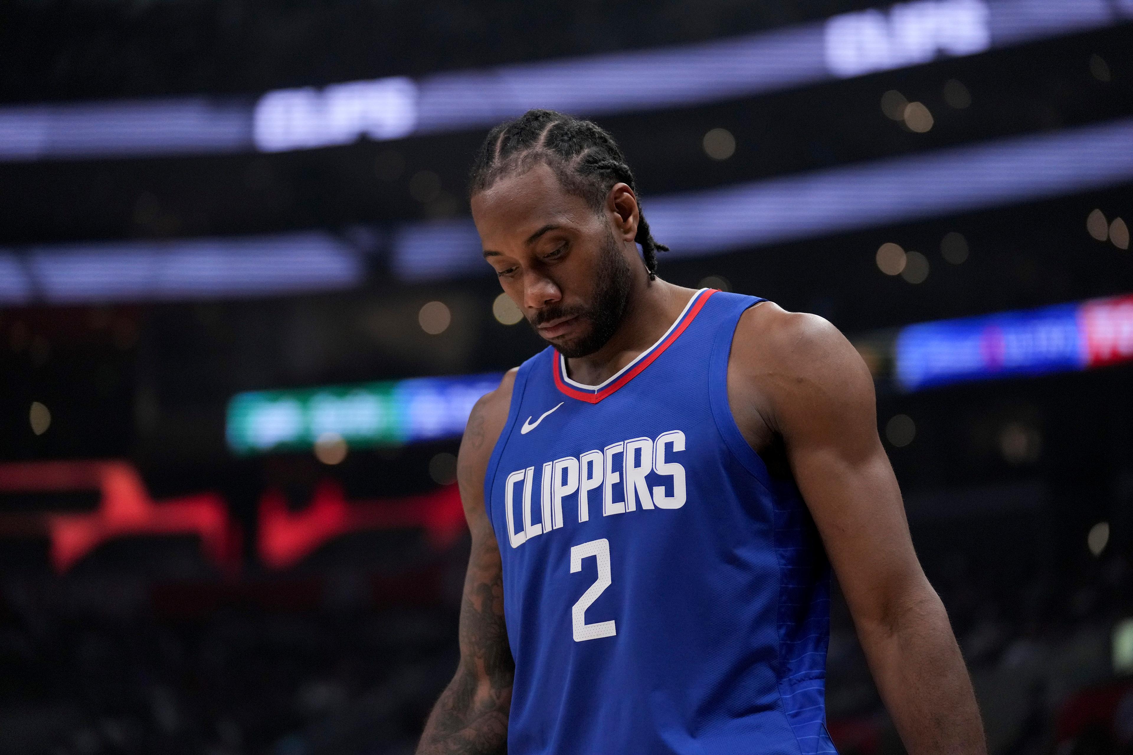 Kawhi Leonard as a member of the Los Angeles Clippers.