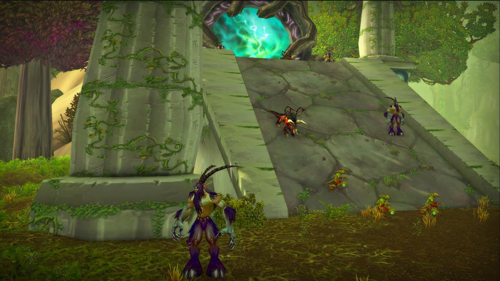 The Emerald portal in the Nightmare Incursion event in Season of Discovery