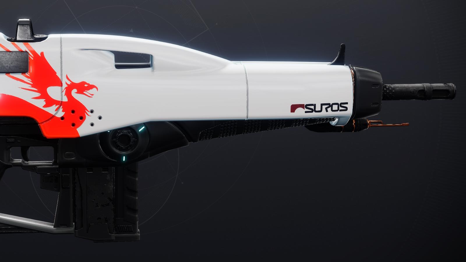 SUROS Regime, an Exotic High Impact Frame Auto Rifle in Destiny 2.