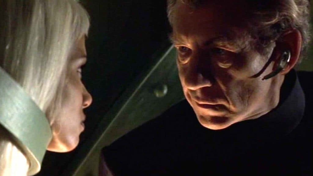 Anna Paquin and Ian McKellan as Rogue and Magneto in X-Men (2000)