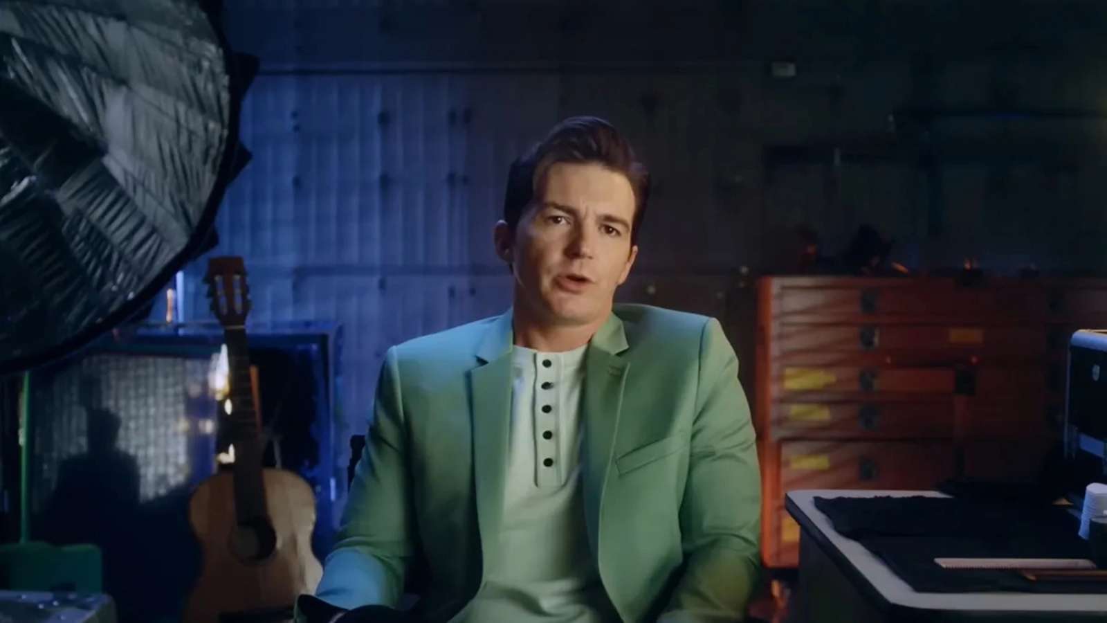 Drake Bell in Quiet on Set documentary