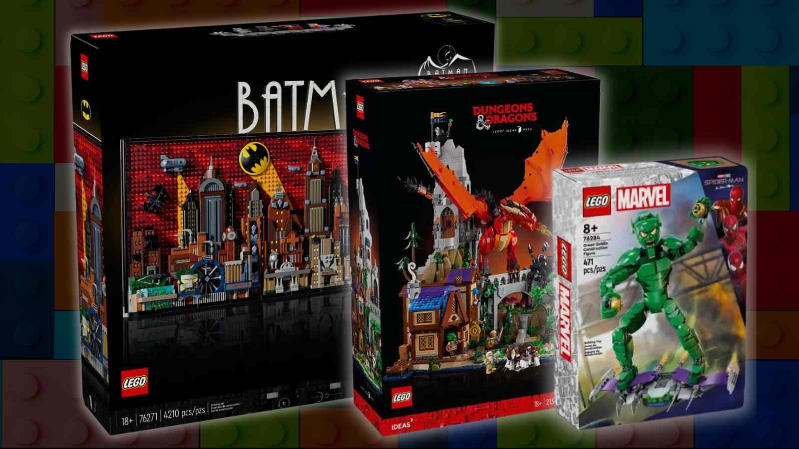 Three of the new LEGO sets coming in April 2024