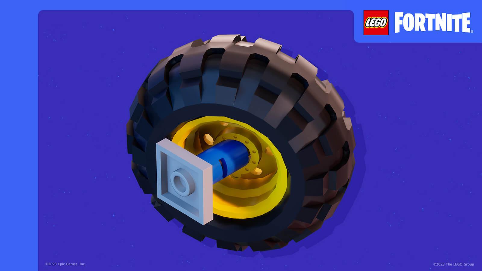 LEGO Fortnite Turnable Wheels