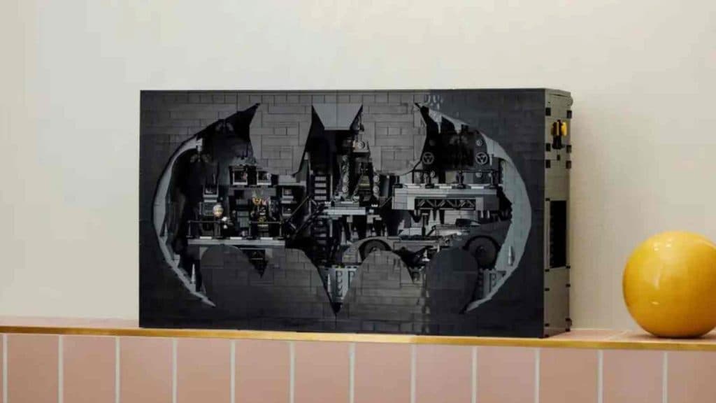 The LEGO DC Batcave — Shadow Box on display