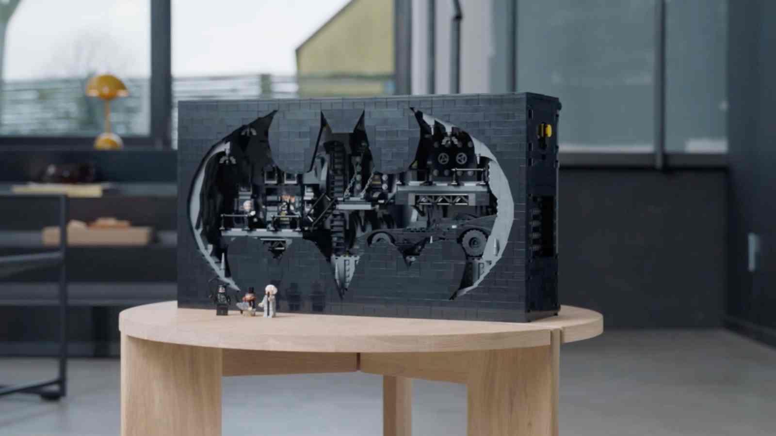 The LEGO Batman Batcave — Shadow Box on display