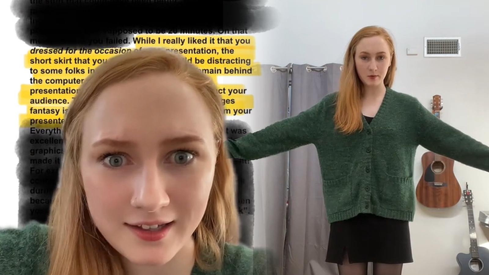 Student disgusted after professor states her attire encourages fantasy