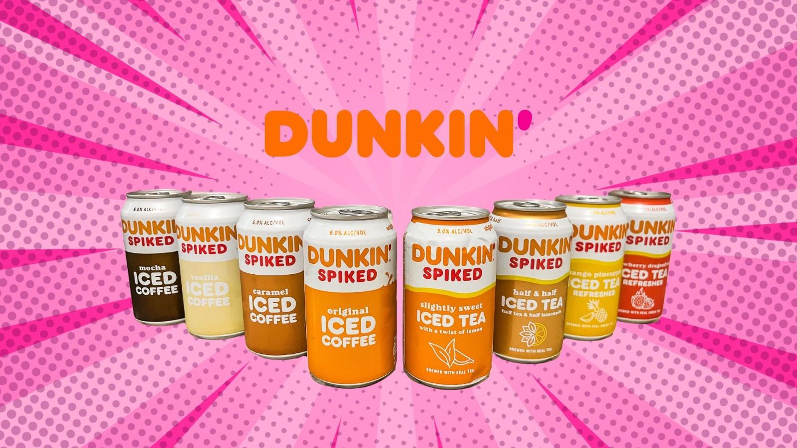dunkin's new spiked iced teas/coffees